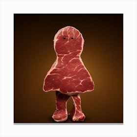 Meat man Canvas Print