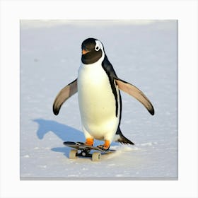 Asm Penguin Skate On The Snow 4beac516 8707 464b Ac6f 7fc8d732efdc Canvas Print