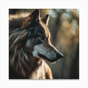 Wolf Portrait 1 Canvas Print