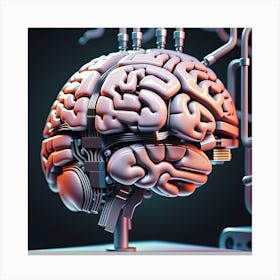 Artificial Brain 9 Canvas Print