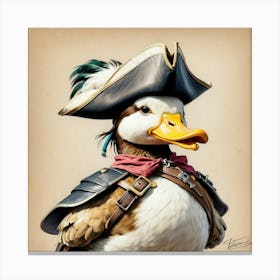 Pirate Duck 7 Canvas Print