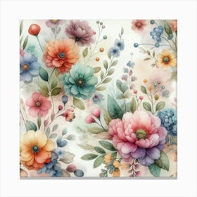 Flower Garden 1 Canvas Print