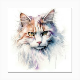 Suphalak Cat Portrait 3 Canvas Print