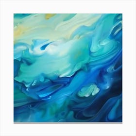 Abstract Painting Canvas Print