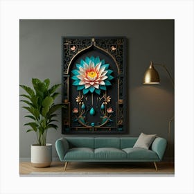 Lotus Flower Canvas Print