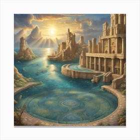 Fantasy Painting Canvas Print