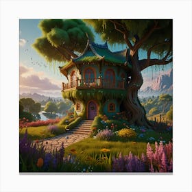 Fairy House Canvas Print