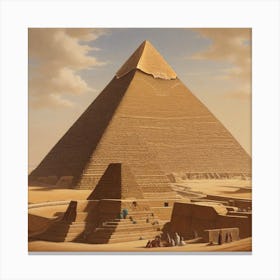 Pyramids Of Giza Canvas Print