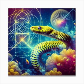 Snake In The Sky Canvas Print