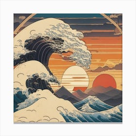 Great Wave Off Kanagawa Canvas Print