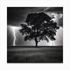 Lightning Tree 7 Canvas Print