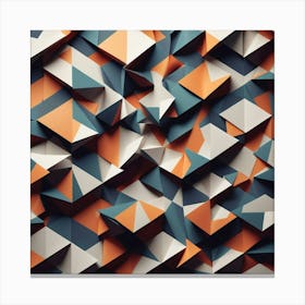 Abstract Geometric Pattern 45 Canvas Print