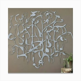 Abstract Metal Wall Art Canvas Print