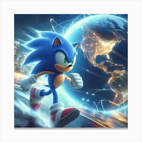 Sonic The Hedgehog 42 Canvas Print