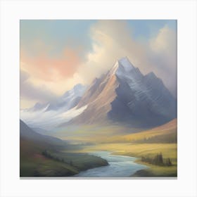 Mountain Landscape 3 Canvas Print