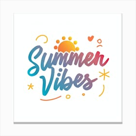 Summer Vibes Canvas Print