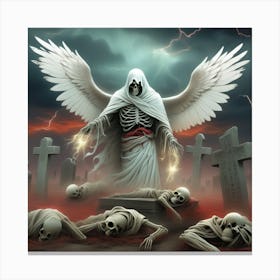 Angel Of Death 11 Canvas Print