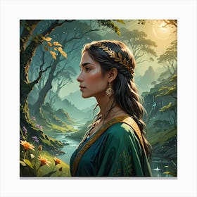 Ethereal Princess Canvas Print