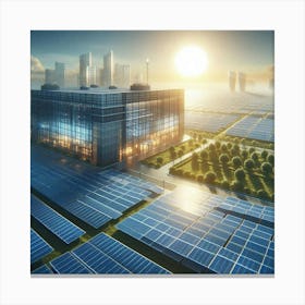 Solar Power Plant 2 Canvas Print