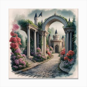 Fairytale Castle 1 Canvas Print