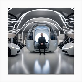 Futuristic Cars 5 Canvas Print