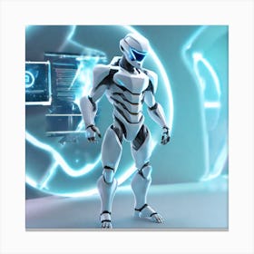 Futuristic Robot 8 Canvas Print