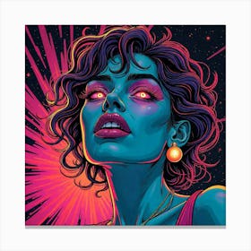 Sci-Fi Woman Canvas Print