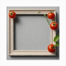 Frame With Tomatoes 4 Canvas Print