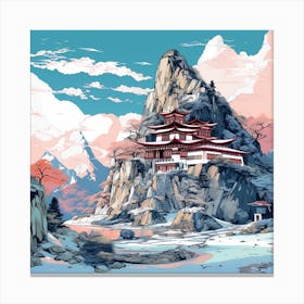 Chinese Temple 1 Canvas Print