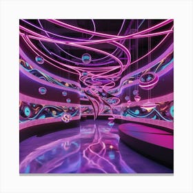 Futurist Art Canvas Print