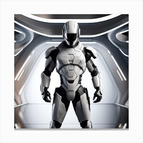 Futuristic Space Suit 16 Canvas Print