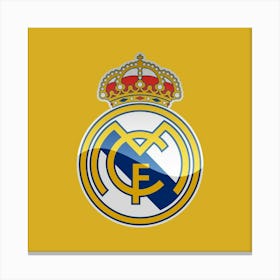 Real Madrid CF Logo Wall Art 21 Canvas Print