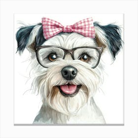 Schnauzer 45 Canvas Print