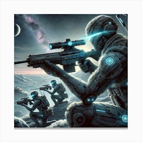 Voidborn Snipers Shadow Strike Canvas Print