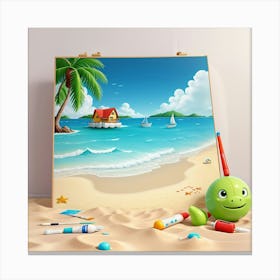 Beach House Canvas Print