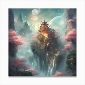 Chinese Temple Canvas Print