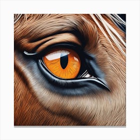 Eye Of A Horse 50 Canvas Print