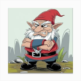 Gnome Canvas Print