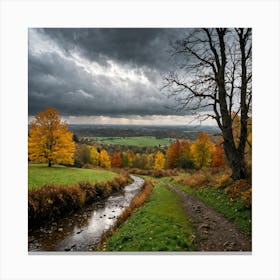 fall trails 1 Canvas Print