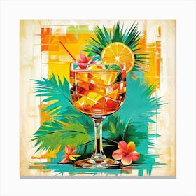 Tropical Cocktail 5 Canvas Print