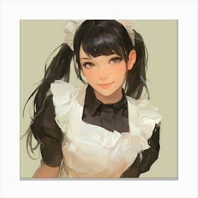 Maid Anime Canvas Print