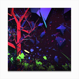 Abstract Tree Canvas Print