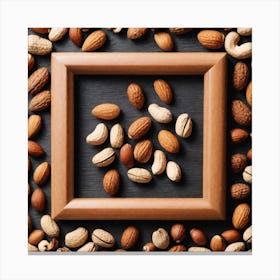 Nuts In A Frame 3 Canvas Print