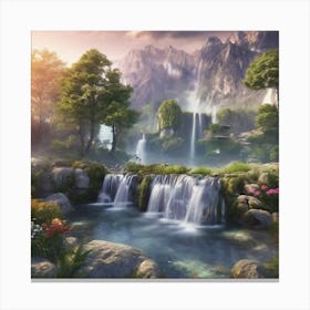 the beautiful nature Canvas Print