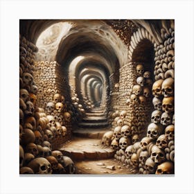 Skull Walls Canvas Print