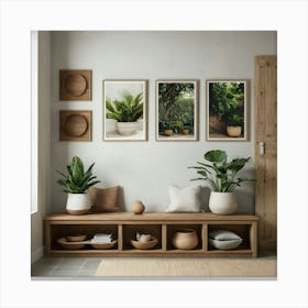 Room With Plants 4 Canvas Print