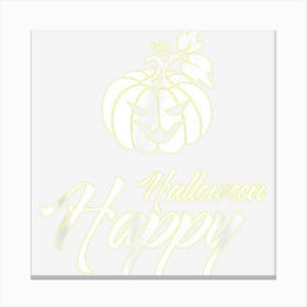 Happy Halloween Funny Gift For Loved Ones By «Good Mood» Canvas Print