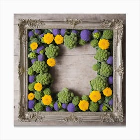 Flower Frame Canvas Print