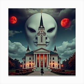 Church Of The Dead Canvas Print