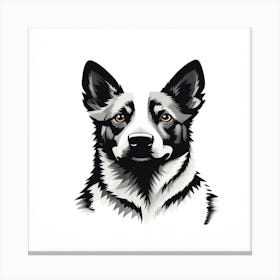 Australian Shepherd Dog3 Canvas Print